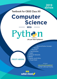 CBSE CLASS 12 -COMPUTER SCIENCE WITH PYTHON