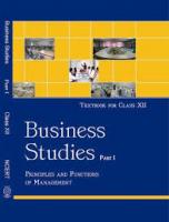 CBSE CLASS 12 - BUSINESS STUDIES